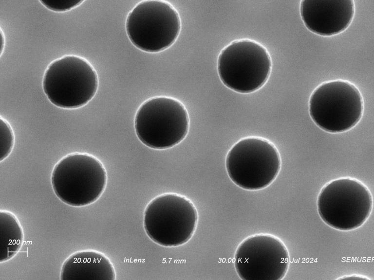 Wafer #5241- 0.5 μm Microporous